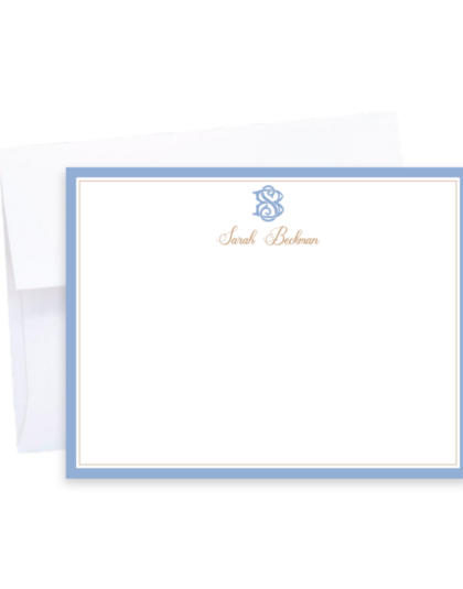 initial personalized note cards