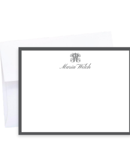 initial personalized note cards