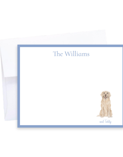 personalized note cards with dogs