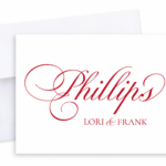 personalized couples note cards
