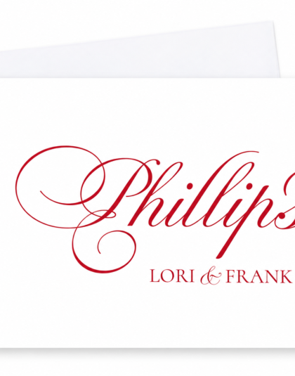 personalized couples note cards