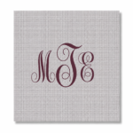 Personalized Elegance Cocktail Napkins