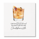Personalized Old Fashioned Cocktail Napkins