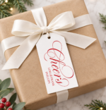 Cheers Holiday Gift Tag