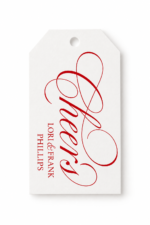 Cheers Holiday Gift Tag