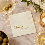 Personalized Cheers Cocktail Napkins - Image 2