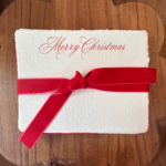 Handmade Paper Merry Christmas Note Cards - Image 3