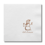 Let It Snow Snowman Cocktail Napkins