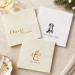 Let It Snow Snowman Cocktail Napkins - Image 5