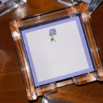 Hydrangea Post-it Notes Acrylic Holder Set - Image 6